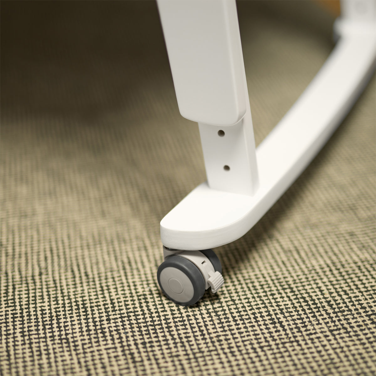 SnuzPod Studio Bedside Crib with mattress - Paris White