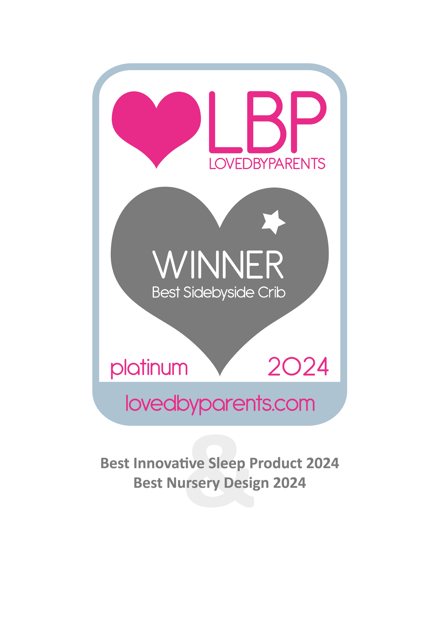 SnuzPod Studio Bedside Crib with mattress - Stockholm Natural